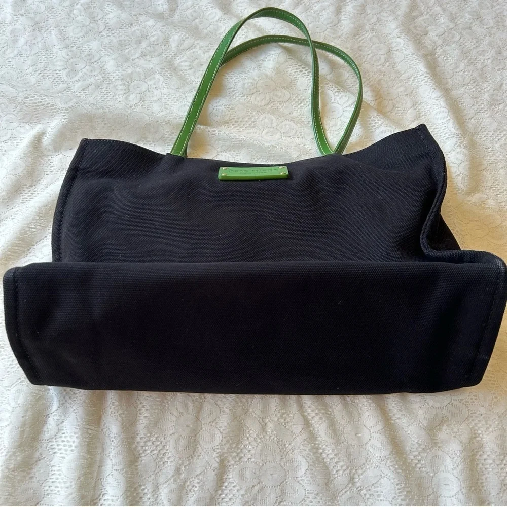 Kate spade black Green bag